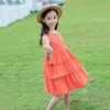 Abiti da ragazza 2022 Summer Girls Dress Style Baby Cake Bambini Cute Kids Pure cotone Bambini Casual Senza maniche Abiti senza maniche, # 8645