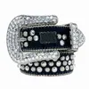 2022 Designer Belt Bb Simon Belts for Men Women Shiny diamond belt on Black Blue white multicolour286V