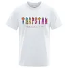 Trapstar London Casual Tshirt Men Summer Oneck Kort ärm Andas andas personlighet Streetwear Soft Cotton Tops Man 220629