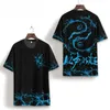 T-shirts pour hommes Éléments chinois Exquis 3D Impression numérique T-shirts à manches courtes Tops Qualité d'été Creux Glacé Soyeux T-shirt Hommes Surdimensionné 7XLM