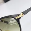 Klasyczne damskie projektant okularów przeciwsłonecznych Man Tortoiseshell Ocetan polerowane szampan złoto Złotość Metal Pilot Zielony Polaryzowany Poziom ochrony 3 Rozmiar 58 x 17 x 145 mm