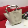 Crossbody tas klassieke groente picotine slot vrouwelijk echte lederen tote designer bucket Bag