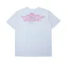Mens nya mode T-skjortor Designer Pink Letter Printing Tees Högkvalitativ kvinnor Casual Loose T-shirt Asiatisk storlek S-XL