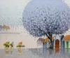 Fonds d'écran Moderne Minimaliste Minimaliste Paysage Chinois Peinture à l'huile Tv Contexte Stickers mural Accueil Décoration Po Fond d'écran personnalisé 3D Mural