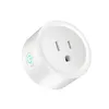 Smart-pluggar WiFi Outlet Timer Socket Work 10A 16A Power Energy Monitor Alexa Plug With Alexa Google Home Remote Assistant