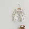 born Baby Girls Romper Dress Fashion White Floral Clothes Cotton Spring Summer Toddler Jumpsuit Outfits Clothing 220326