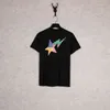 Fashion Summer Brand Five Pointed Star Cartoon Letter Printing Men's and Women's Lovers' Short Sleeve T-shirt