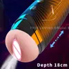 Automatiska sexiga maskiner Male Masturbator Cup Silicone Vagina Real Pussy Blowgjob Pocket Vuxen Masturbation Toys For Men Endurance