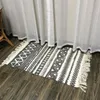 Carpets Fabric Braided Entrance Door Mat Hallway Porch Table Anti-slip Tassel Kitchen Rug 60x90cmCarpets