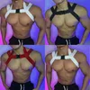 Bühnenbekleidung männliche Bar Pole Tanz Kostüm Rave Outfit Gogo Dancing Chest Chest Gribsthantel Muskelmann Accessoires Sexy DJ Clubwear VDB5561Stage S s