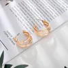 Dangle Chandelier Golden Big Hoop Earrings 여성을위한 한국 지오메트리 금속 금 여성 레트로 드롭 2022 Trend FashionNeel JewelryDangle FAR