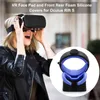 جديد 3 in1 VR وسادة وسادة الأمامية الرغوة الخلفية الخلفية أغطية السيليكون ل oculus rift s