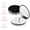 Compact Mirrors Mini Portable Lights Led Makeup Mirror 3x vergroten Handhouderij opvouwbare zaklicht schoonheid Cosmetisch gereedschap Compact