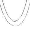 Chains Fashion 304 Stainless Steel Ball Chain Necklace For Women Metal Party Jewelry 60cm(23 5/8") Long, 1 Piece