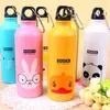 Bouteilles d'eau mignonnes d'eau boultle charmants animaux créatif cadeau extérieur sport portable cyclisme camping randonnée écoliers enfants 500 ml