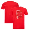 2023 F1 T-shirts Formule Polyester À Séchage Rapide T-shirt De Course D'été Hommes Ras Du Cou De Voiture Chemise Casual Sports À Manches Courtes Tops Hommes T-shirts