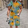 Conjunto de camiseta para hombre Casual 3D Impreso Ropa deportiva Playa Verano Lujo Manga corta Tops Moda Street Outfit Divertido 220624