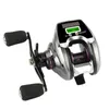 Elektrische Angeln Baitcasting Rollen 6 1BB 10KG Power Low Profile Linie Zähler Angelgerät Ausrüstung Wasserdicht