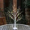 Night Lights Battery Operated 45cm 60cm LED White Birch Tree Light Table Christmas Wedding Bedroom Decorative Branches Lamps
