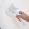 5-in-1 Handheld Bathtub Brush Kitchen Bathroom Sink Cleaning Tool 3 Brush Head Efficient Cleaning Toilet Tub Electric Brush