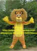Mascotte costume de poupée Cool Orange Jaune Lion Mascotte Costume Mascotte Simbalion Simba Lionne Adulte Aux Poils Touffus Bruns Grands Yeux No.1728 Fr