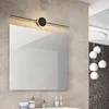 Lampade da parete Lampade da specchio per bagno Lampade da parete impermeabili a striscia lunga nera per lavabo Bagno Toilette Camera da letto