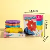 3D Magical Stars Meteor Tower Octagon Silicone Novelty Decompression Stereo Circle Transform Toys To Stack Sort Kids Sensory Toy