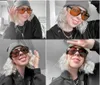 Trendler Pilot Bayan Güneş Gözlüğü Vintage Sarı Marka Tasarımcısı Sunglass Kadın Büyük Boy Gözlük Gözlük Erkek Shades Uv400