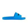 erkek kadın tasarımcı terlik havuz kaydırağı Siyah Yeşil Beyaz Soğuk Gri Bej Mavi yumuşak Pembe Sarı Kırmızı erkek Lastik sandaletler Paris ayakkabı boyutu 35-45