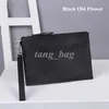 Pochette da donna Borsa rettangolare a fiore vecchio Borsa da trucco da viaggio per ragazze di grande capacità Confezione busta semplice