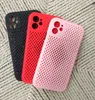 Heat Dissipating Skin-Friendly Mesh Soft TPU Phone Case Cover for iPhone 12 Mini 11 Pro Max 6 7 8 Plus XR X XS