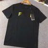 ファッションデザイナーブティックコットンラウンドネックTシャツ夏のネックレター印刷男性と女性と同じスタイルタイドブランドトップ