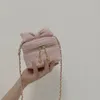 fashion Bow mini Trunk chain Shoulder bag comfortable Simple generous and versatile collocation handbag