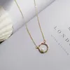 Chaînes Perle Métal Collier Ras Du Cou Cercle Pendentifs Femmes Bijoux Sur Le Cou Chaîne Perles Chocker Collier Pour GirlChains Sidn22