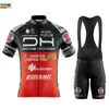 Maglie da ciclismo Set Abbigliamento da ciclismo Uomo Team Androni Giocattoli Maglia manica corta Set Summer Race Road Bike Completo con bretelle Kit di abbigliamento 240327