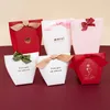 Lbsisi Life Custom Candy Cookies Bags Diy Wedding Gift Boxes Cake Box Print Aangepast Packing 220704