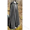 Mulheres medieval capa com capuz casaco vintage gótico capa sólida casaco longo trench halloween cosplay vem casaco feminino l220714207j