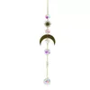 Cristaux colorés suspendus avec pendentif en chaîne, boules de cristal pour fenêtre, jardin, fête de noël, décoration de mariage