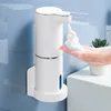 Automatic Foam Soap Dispensers Bathroom Smart Washing Hand Machine With USB Charging White High Quality ABS Material 220725