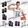 Xflsp 2022 College Custom UVA Virginia genähtes College-Basketballtrikot 13 Jared Rayman 0 Brayden Sheffer 7 Noah Taylor 0 Dillon Tennyson Andrew