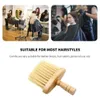 Friseur-Reinigungsbürste mit Holzgriff für Zuhause und Salon, professionelle weiche Bürste, Haarstyling-Werkzeug, Inventar JLE13971