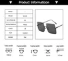 Sunglasses 2022 Metal Semi-rimless Women Retro Oversized Square Sun Glasses Men Fashion Half Frame Streetwear Eyewear UV