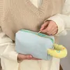 Custodie per cosmetici Custodia da polso in tela Hylhexyr Borsa da trucco per mini organizzatore femminile Borsa da viaggio leggera da toilette con cerniera