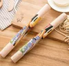 Natural Wooden Rolling Pin Fondant Cake Decoration Kitchen Tool Durable Non Stick Dough Roller High Quality F0510