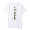 Women's and men's T-shirts 100% cotton loose summer camo breathable multi-functional high street trend joint named T-shirt ape