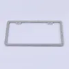 US Standard Diamond-encrusted License Plate Frame 310x160mm Stainless Steel Licenses Plates Frames