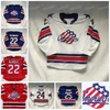 Ceomitness Custom Rochester American Hockey Jersey Ahl Matej Pekar Ryan Scarfo Brendan Warren Brett Murray Casey Fitzgerald Josh