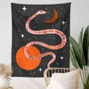 Sun Moon Snake Tapestry Mandala Cose per decorare la stanza Tappeti da parete Decorazione Foto appesa Tapiz J220804