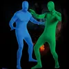 Çocuklar Yetişkin Cadılar Bayramı Cosplay Giysileri Görünmez Pelerin Ninja Nocturnal Tulum Görünmezliği Cilt Sıkı Tam Vücut Zentai Takım