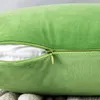 Inyahome bekväm sammet kast kuddfodral dekorativa fasta kudde omslag för soffa soffa och säng bondgård kudde dekor 220406